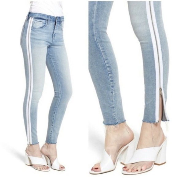 Blank NYC‎ The Great Jones Jeans in Slumlord Side Zip 25 Medium Wash $118 - Picture 4 of 12